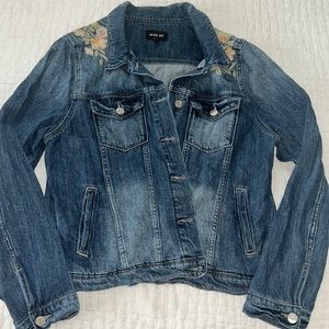 Miss me floral jean jacket